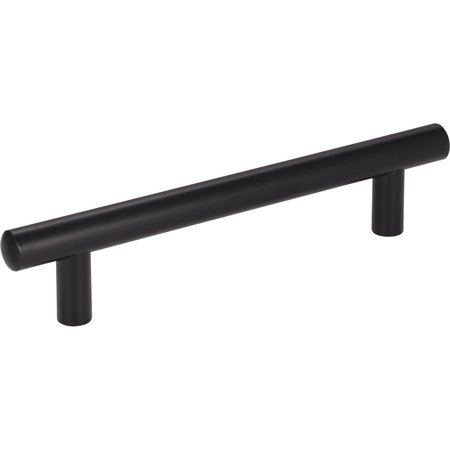 JEFFREY ALEXANDER 128 mm Center-to-Center Matte Black Key West Cabinet Bar Pull 178MB